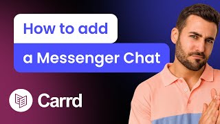 How to add a Messenger Chat to Carrd screenshot 4