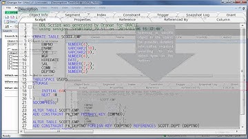 Orange for Oracle 6.0 Guide Chapter4. - Search Function Reinforced Description Tool