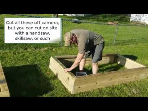 Raised Garden Beds Dirt Cheap - YouTube