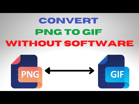 How to Convert PNG to GIF without using any software