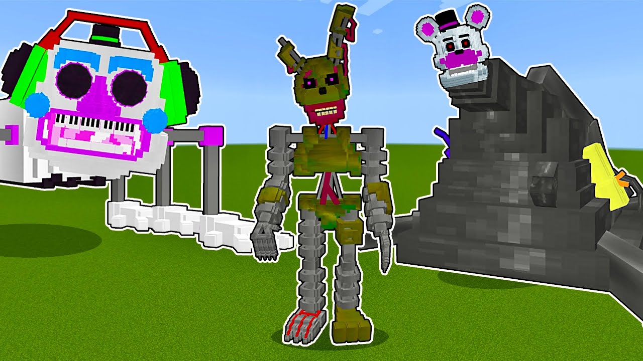 Fnaf security breach майнкрафт. Моды фнаф 9 руины. Аниматроники руины. Аниматроники фнаф 9 руины. Моды фнаф 9 руины.