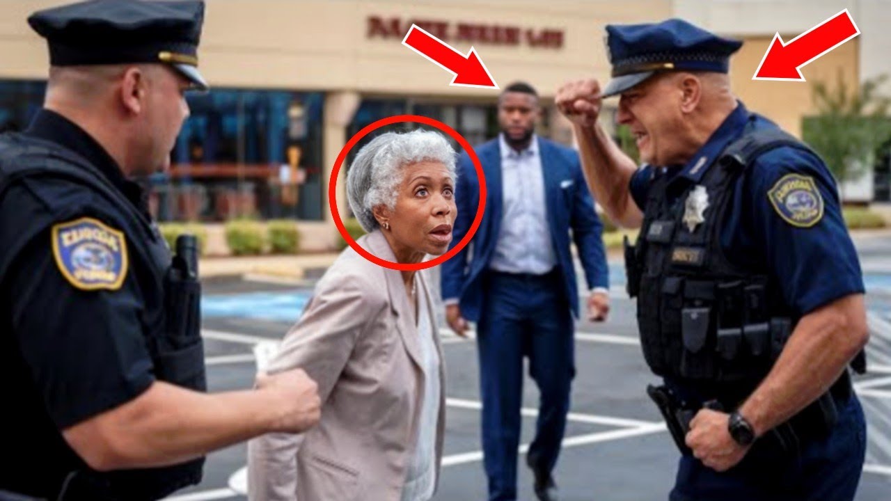 Outline Video Racist Cop Punches Elderly Black Woman, But When Her Son Arrives, He Turns Pale