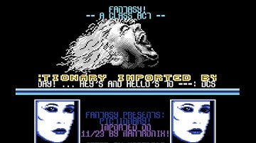 Fantasy Intro - Commodore 64 - C64 - Pictionary - Cracktro