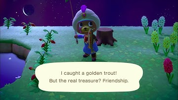 ACNH: Best Way to Catch the Golden Trout