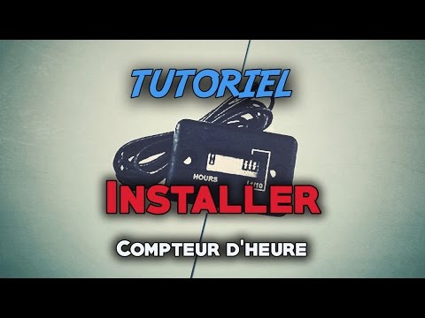 TUTO-Installer Compteur d'heure Cross YZ KTM OU Pit bike  110cc,125cc,140cc,150cc 