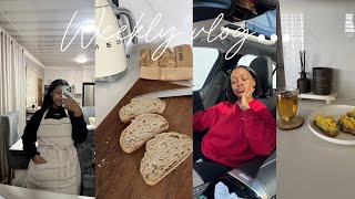 Weekly vlog/ cooking/ making breakfast+oatmeal banana bread/ yapping & hair maintenance