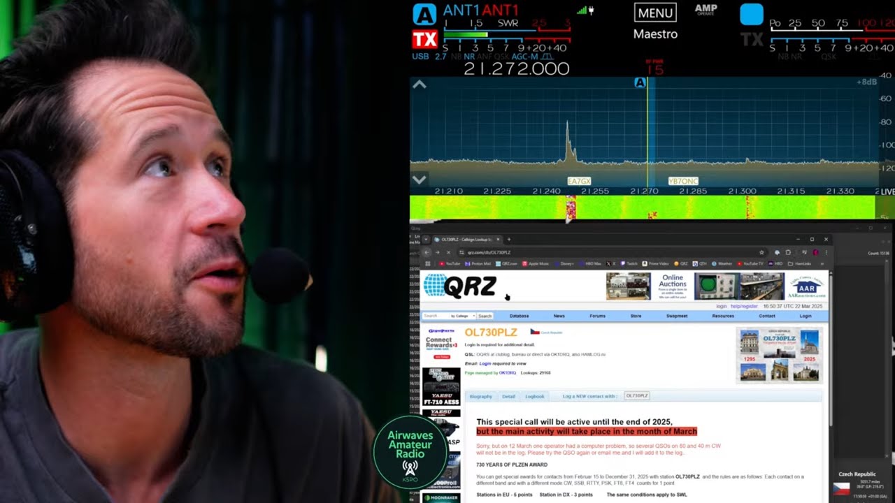 Live ham radio! Hunting for noise and working some SSB QSOs! - YouTube