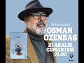 Şair Osman Özenbaş ile İmza ve Söyleşi / 21 Aralık Cumartesi