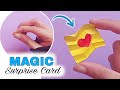 Magic Surprise message 😍 | DIY Surprise message card | Paper craft - Creative Ideas Urooba