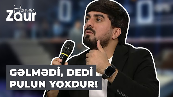 Həmin Zaur | Pünhandan Zaura | Niyə müğənni almamısan?