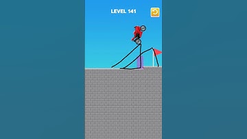 Draw Bridge Puzzle Game Level 141 #shorts