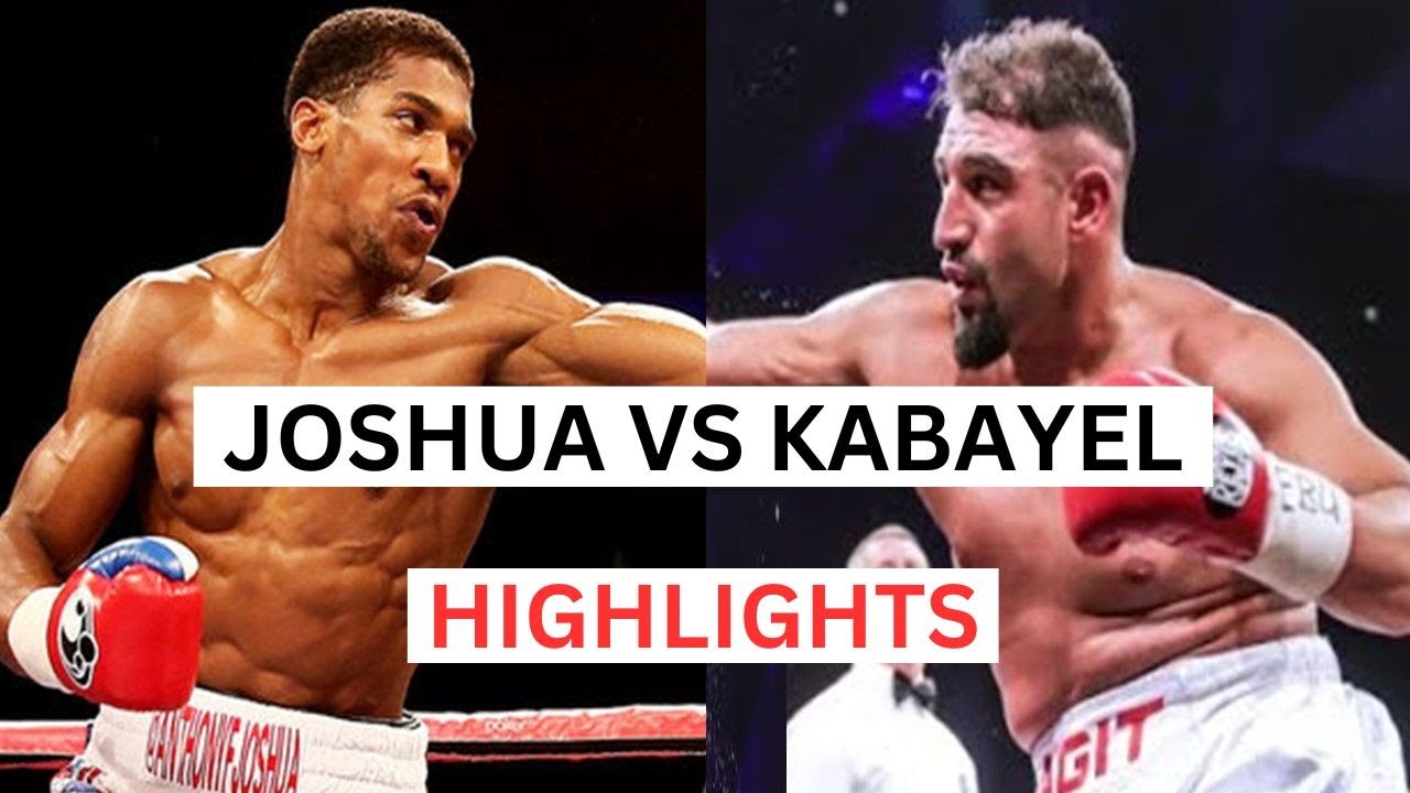 Anthony Joshua vs Agit Kabayel Highlights & Knockouts