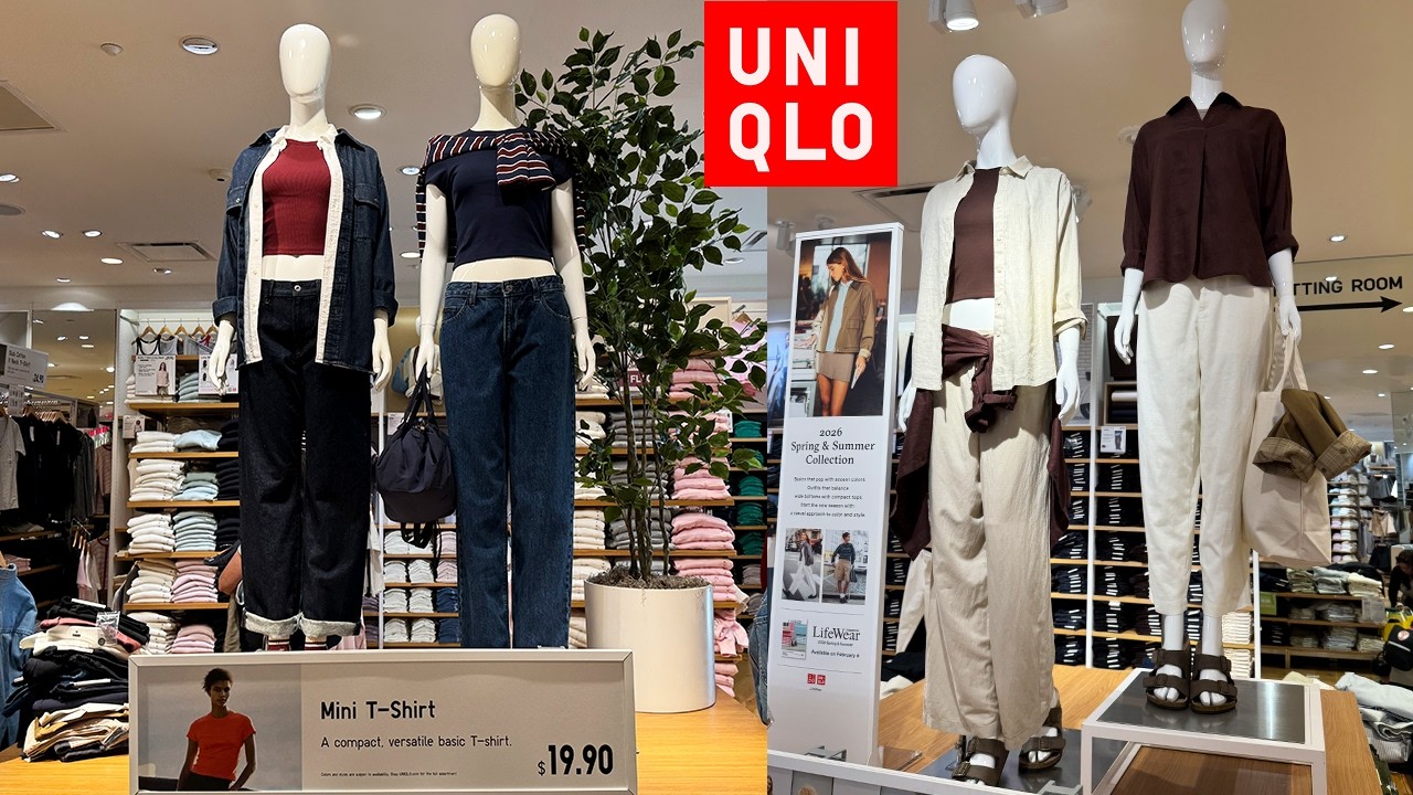 🌷 UNIQLO NEW SPRING 2026 COLLECTION ARRIVALS ❤️ EFFORTLESS EVERYDAY FASHION
