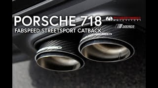 Porsche 718 Fabspeed Streetsport Exhaust - 3zero3 Motorsports