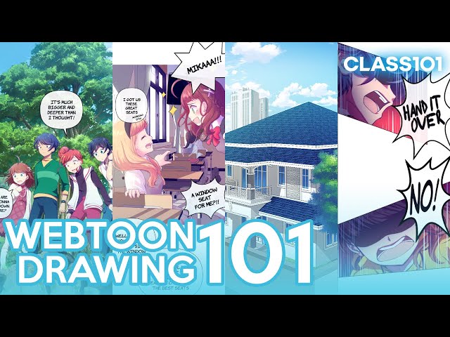 【NEW course】Drawing Webtoons: from Planning to Publishing!【Pluvias X CLASS101】 class=