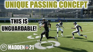 THIS PLAY IS UNSTOPPABLE! USE THIS UNIQUE PASSING OFFENSE TO DESTROY EVERY DEFENSE IN MADDEN 21!