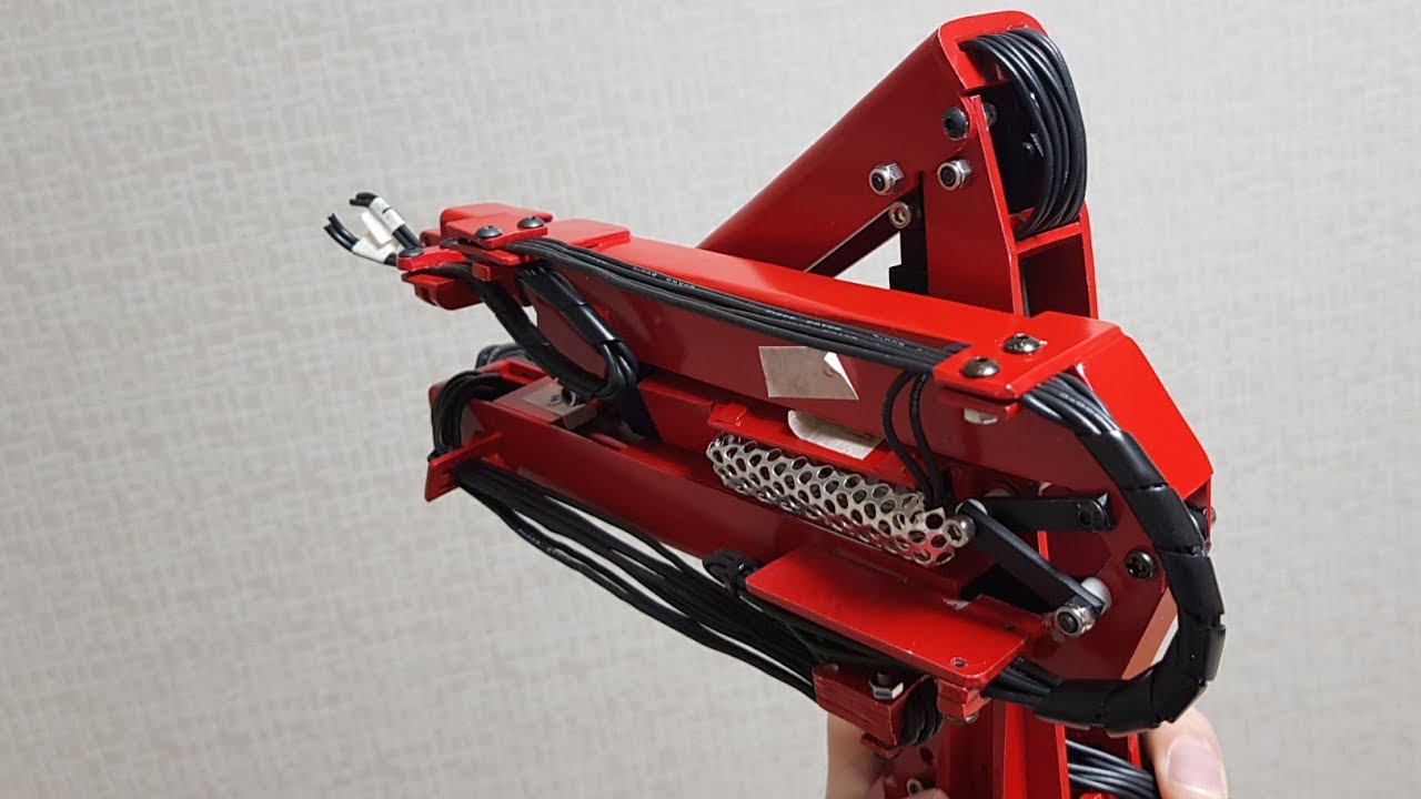 RC car truck crane making cable moving system(RC카 트럭 크레인 케이블 구동시스템) YouTube