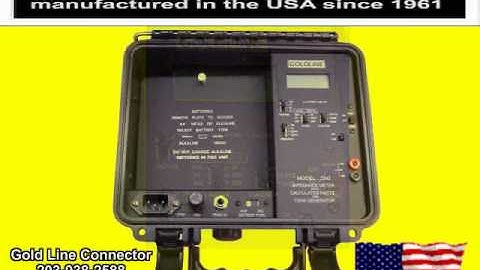 Gold LIne ZM2N Impedance Meter