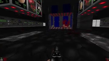 Brutal Doom Episode Knee-deep in Dead Level 1 Hangar (all secrets)