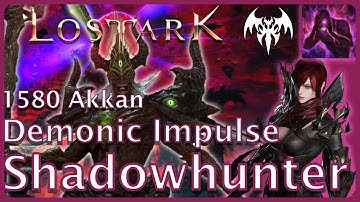 Lost Ark - Solo Akkan Demonic Impulse Shadowhunter 1580