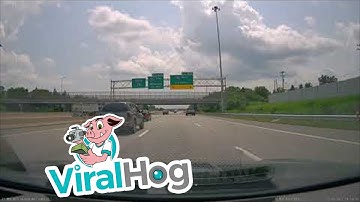 Suddenly Swerving SUV Nearly Collides with Other Cars || ViralHog