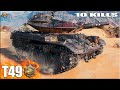 10 фрагов на ФУГАСАХ Т49 ✅ World of Tanks лучший бой ЛТ-9