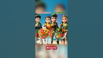 Squid Game AI Korean Snack ASMR :What do you thing of AI version? #shorts #squidgame #asmr