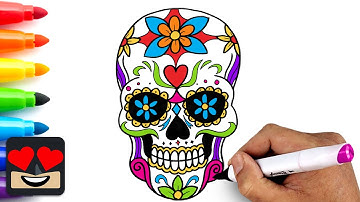 How To Draw a Sugar Skull