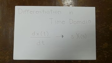 Frequency shifting and differentiation in time domain property (laplace)