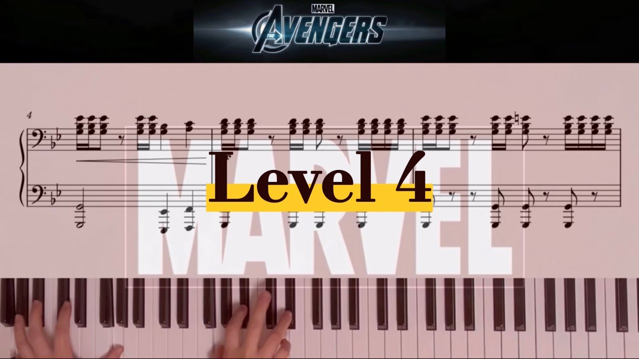 어벤져스 OST 피아노 악보 | The Avengers Main Theme Piano