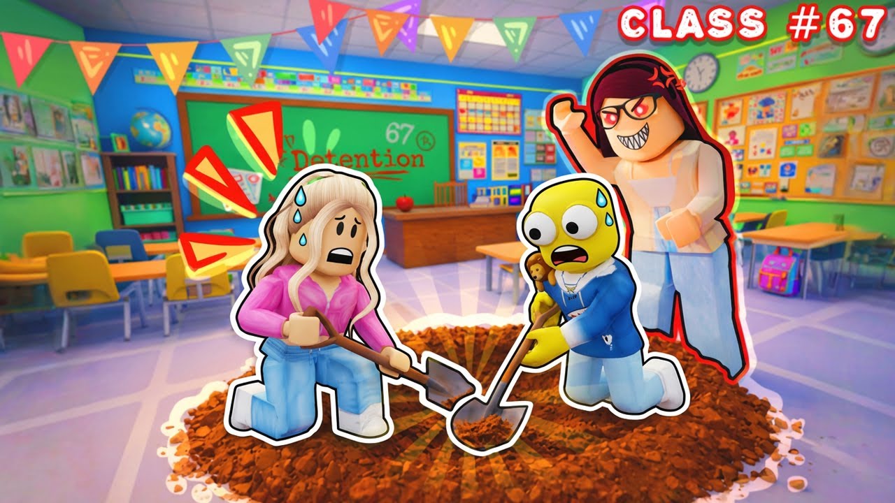 Creuser pour échapper de l'école avec la pire prof !