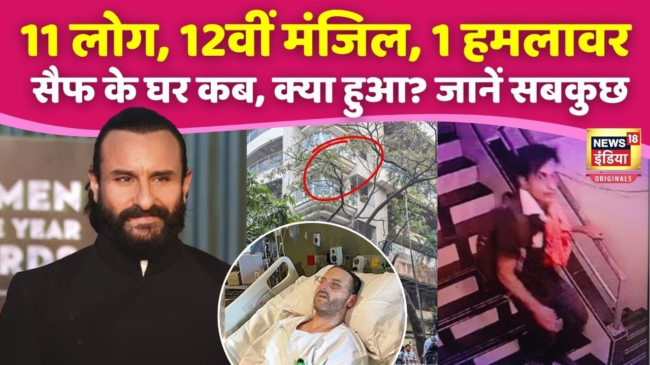 Saif Ali Khan Attack Case update : Saif-Kareena के घर वारदात की रात क्या-क्या हुआ, जानें पूरी कहानी.
