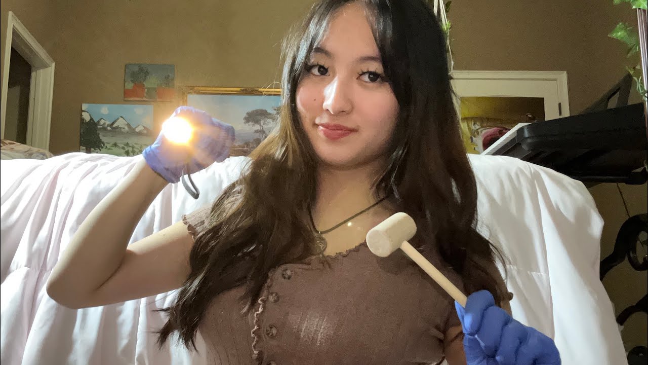 ASMR fast cranial nerve exam (soft spoken) 