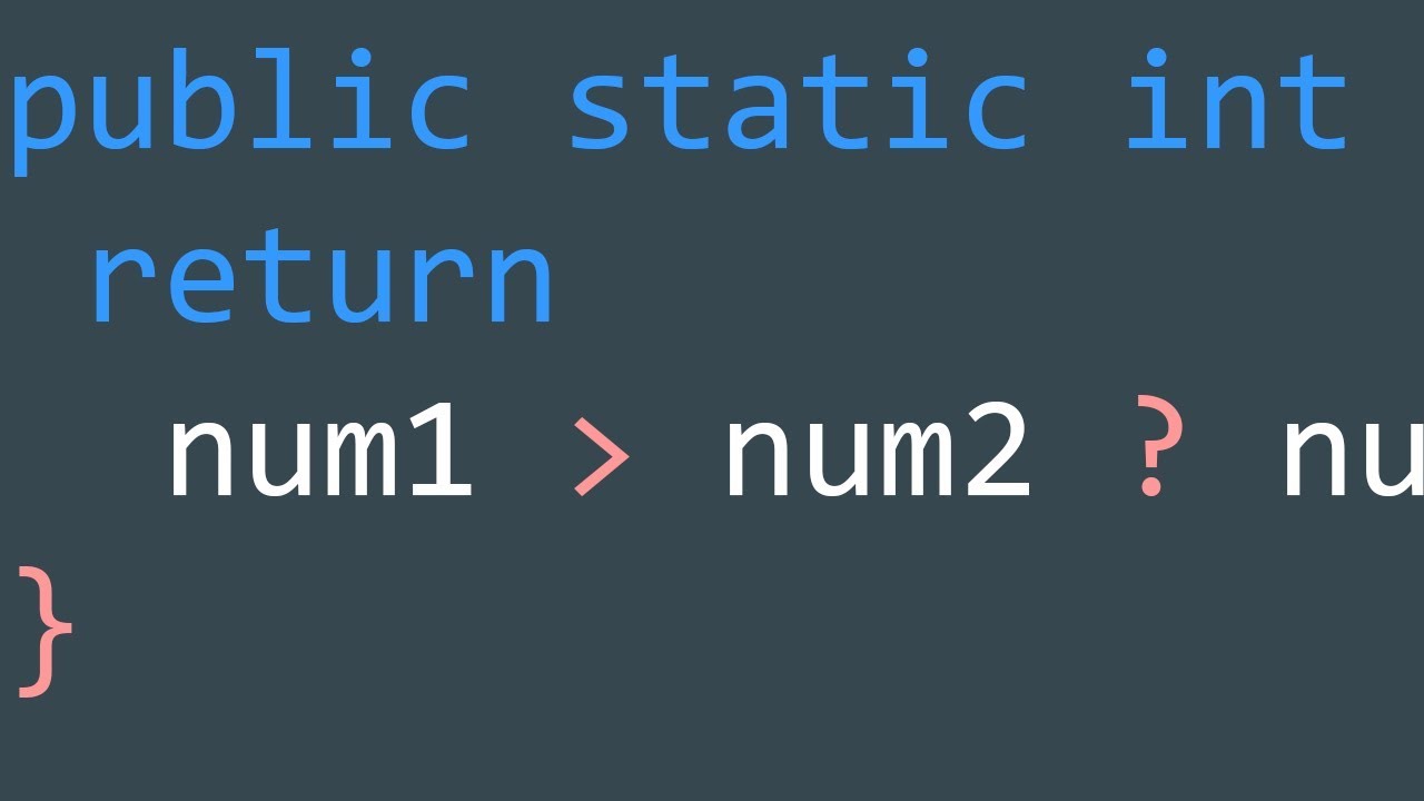 Lecture 8 Ternary expressions, Functions, Problem solving YouTube