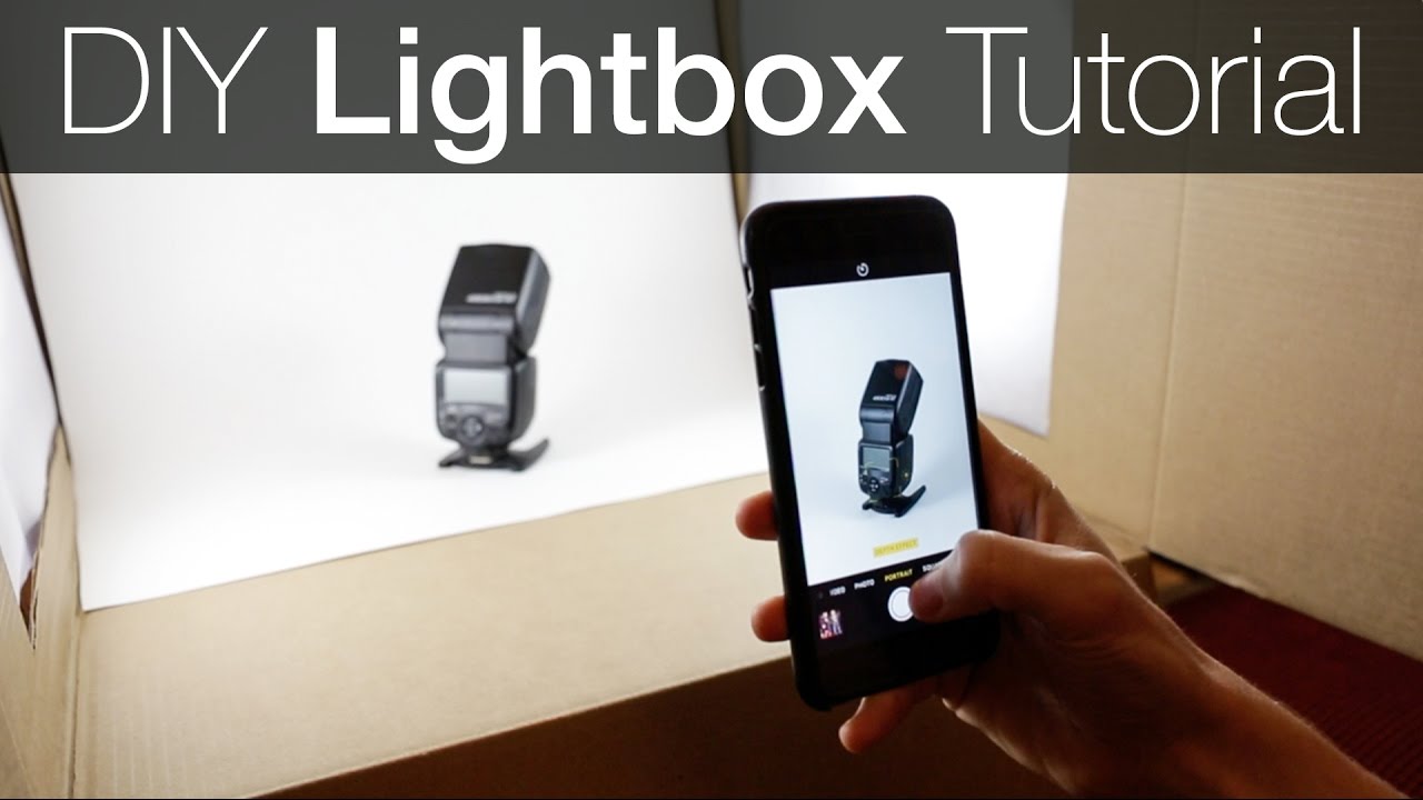 How to Make Your Own Lightbox for Product Photography