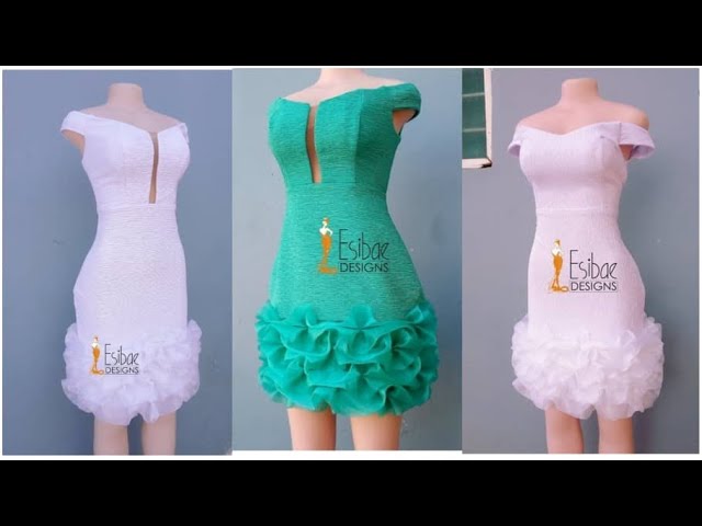 raffles dress design DIY Ruffles design on a dress // Beginner Friendly // Easy To Make.... Part  1