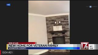 New home for veteran in Johnston County
