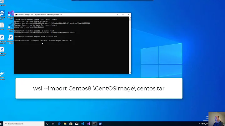 Centos8 on WSL or WSL2