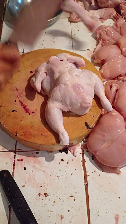tips cepat potong ayam #cuttingchicken #cuttingskills