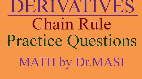 Cube Root, 4th Root, Chain Rule Differentiation