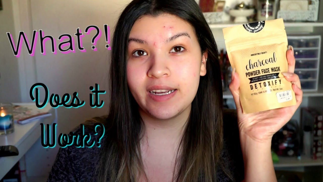 DOES IT WORK??! IRRESISTABLE BEAUTY CHARCOAL POWDER FACE MASK! YouTube