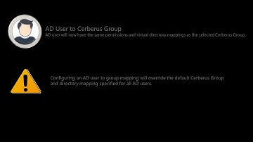 Creating an AD User to Cerberus Group Mapping