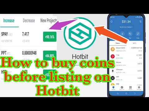 How to buy coin before listing on hotbit || How to buy any coin in trust wallet