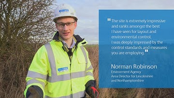 Environmental activities at Humber pipeline project