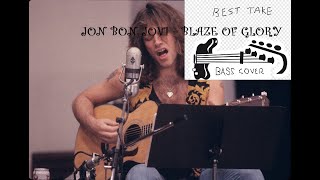 Jon Bon Jovi - Blaze of Glory (bass cover) (100% correct bass line) | Best Take, Bass Sheets Music