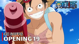 One Piece - Opening 19 【We can!】 4K 60FPS Creditless | CC