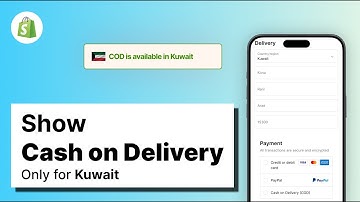 How to Show Cash on Delivery Only For Kuwait