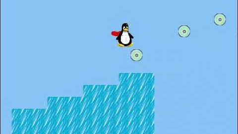 Playing SuperTux Revenge in Redmond 0.0.4