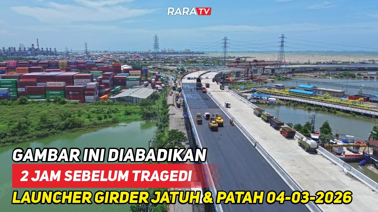 ASPAL MULUS‼️Jalur Layang Tol Semarang – Demak di Kaligawe Raya