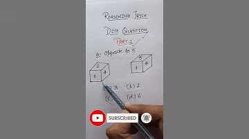 Dice Tricks | Reasoning Dice Tricks| Reasoning Trick for SSC CGL, GROUPD, RRB NTPC #shorts #trending